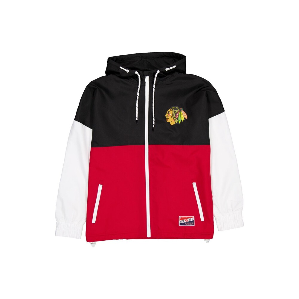 New Era Chicago Blackhawks Throwback Windbreaker - Size M